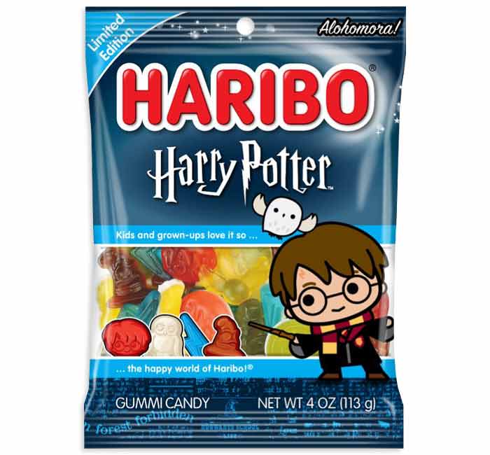 HARIBO PEG BAG 4OZ HARRY POTTER BLUE