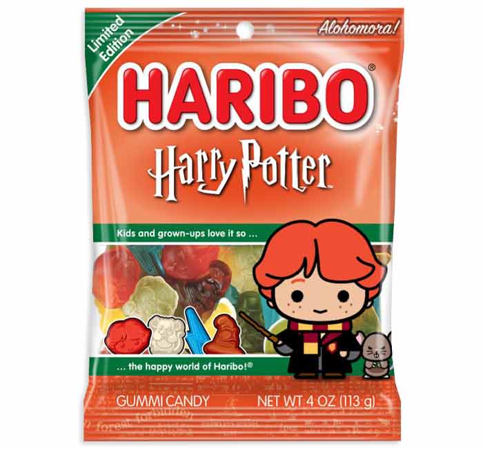 HARIBO PEG BAG 5OZ HARRY POTTER RED