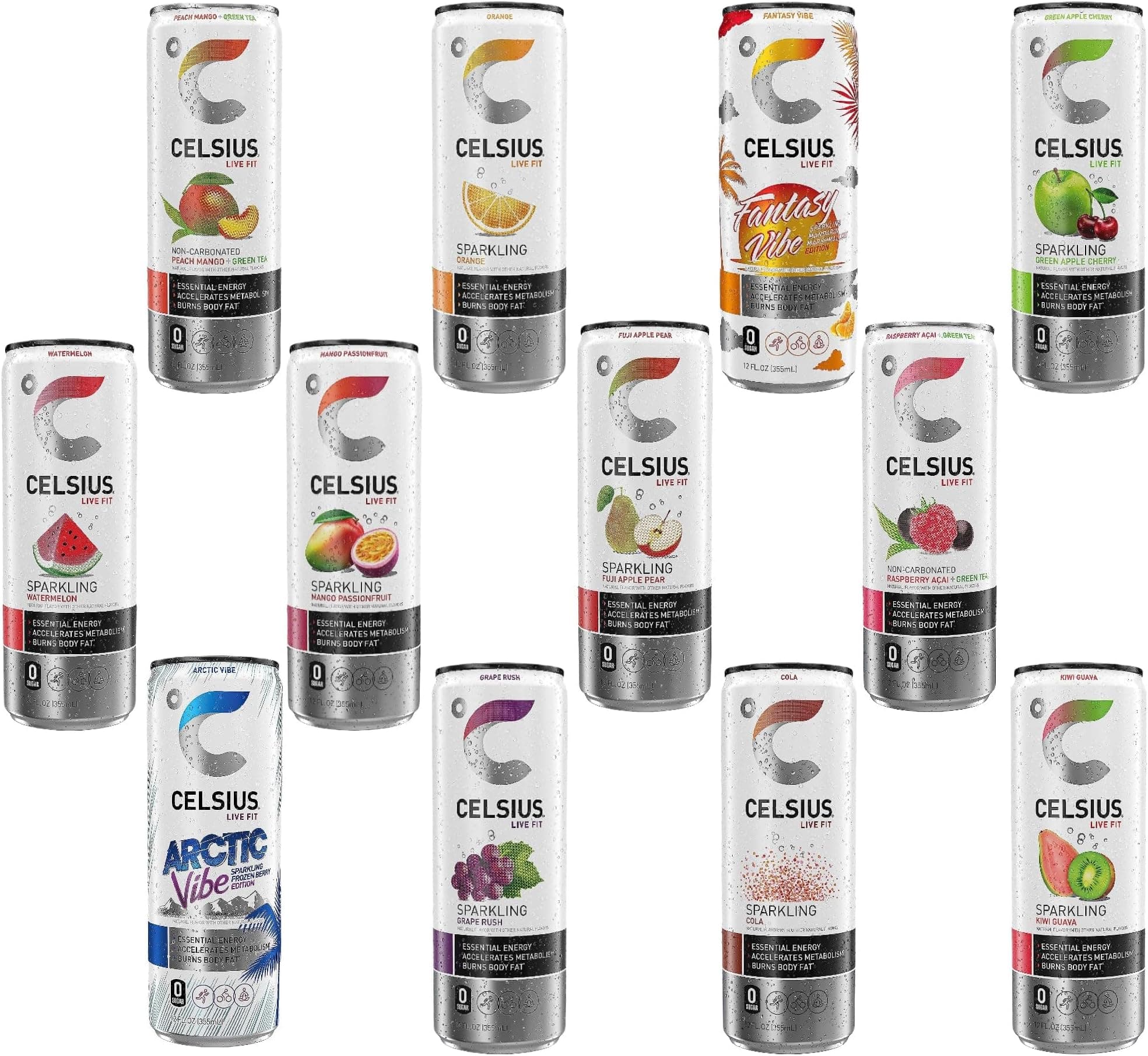 CELSIUS ENERGY DRINK 12OZ 12CT 