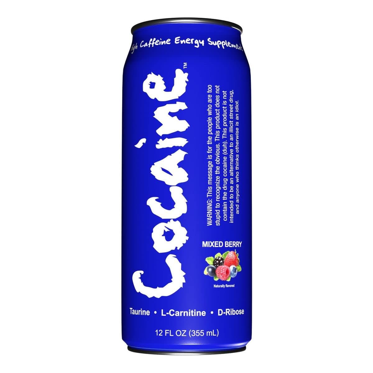 COCAINE ENERGY DRINK 12OZ MIXED BERRY