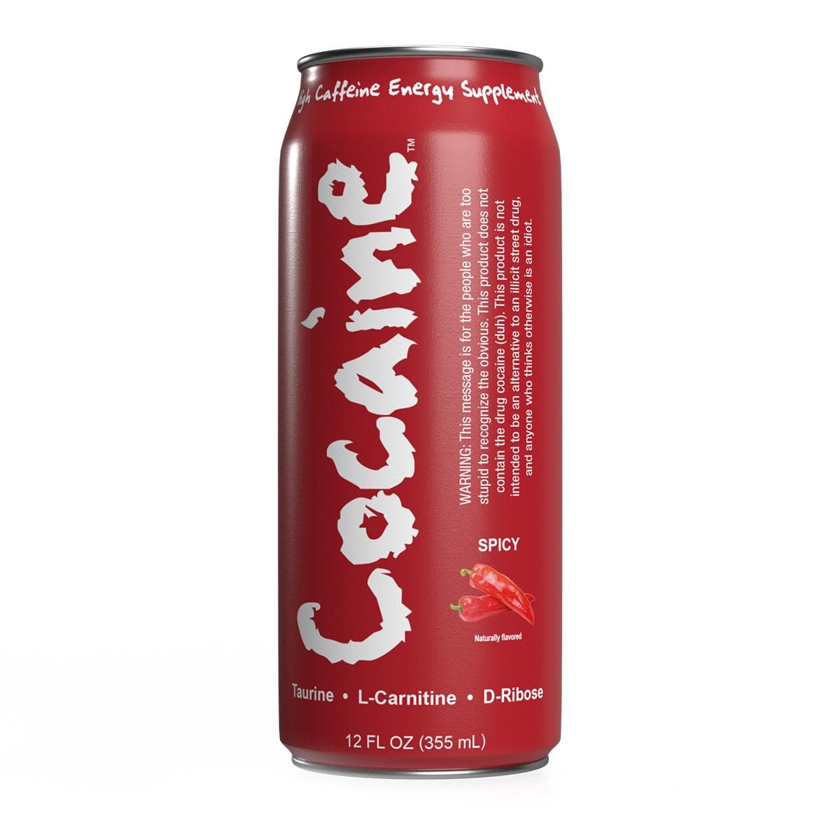 COCAINE ENERGY DRINK 12OZ SPICY