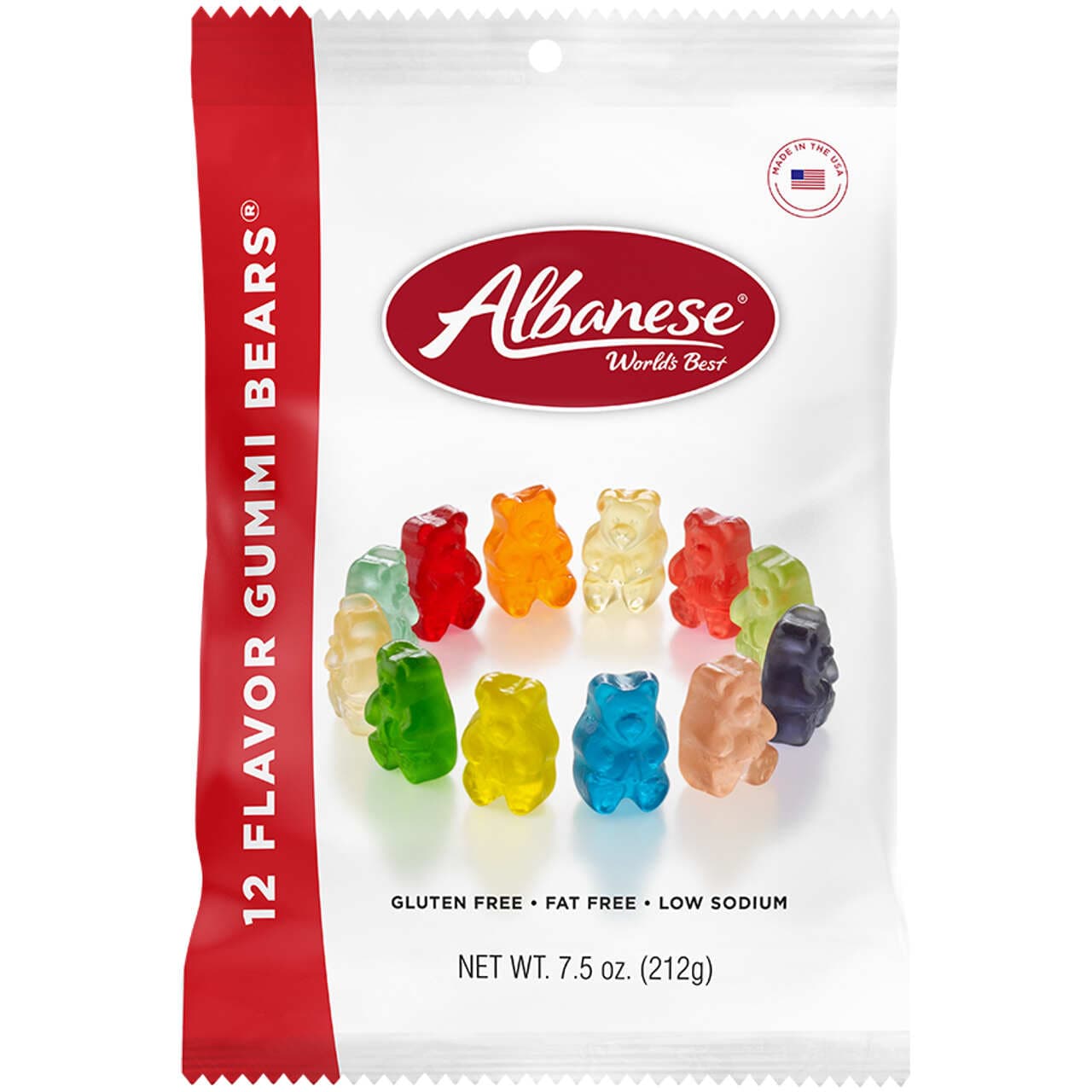 ALBANESE CANDY 7.5OZ 12 12 FLAVOR