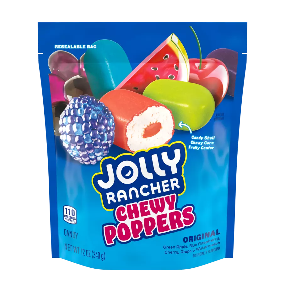 JOLLY RANCHER 12OZ CHEWY POPPERS
