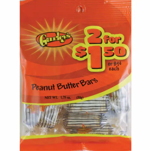 GURLEYS CANDY 1 BAG PEANUT BUTTER BARS