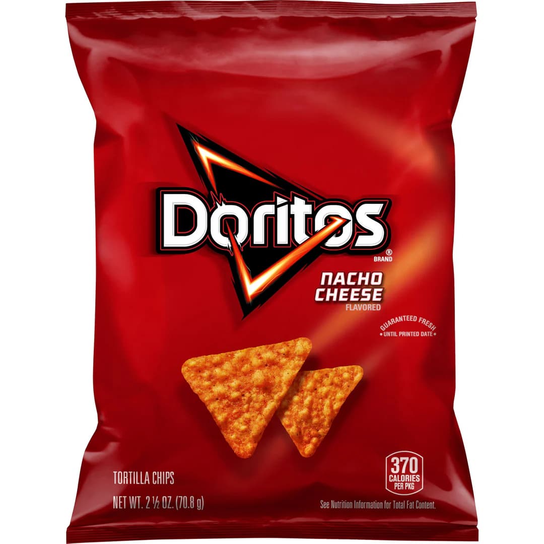 DORITOS 2.5OZ/24CT NACHO CHEESE (NO RETURN)