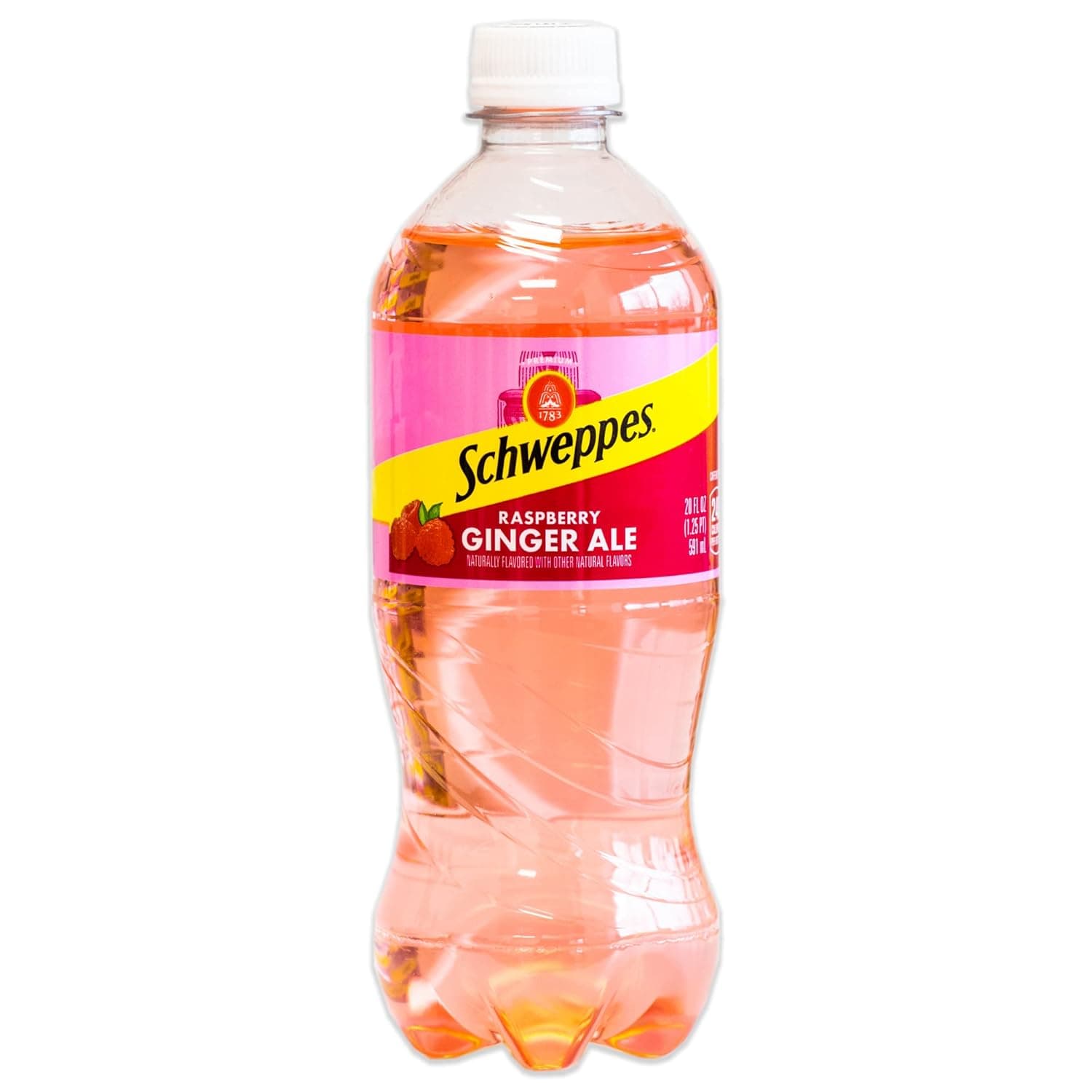 20OZ SCHWEPPES GINGERALE RASPBERRY