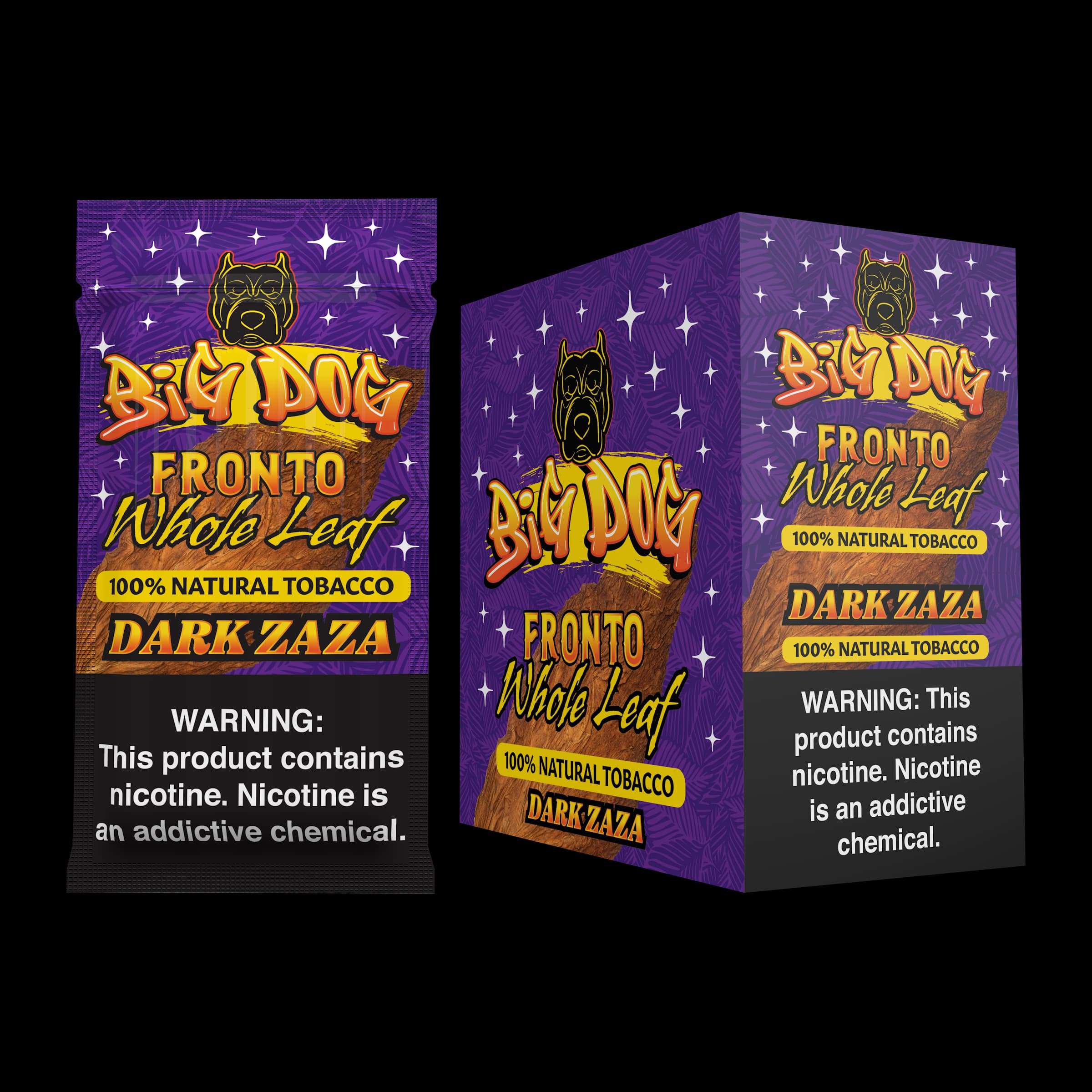 BIG DOG DARK ZAZA WHOLE LEAF 10CT-40237