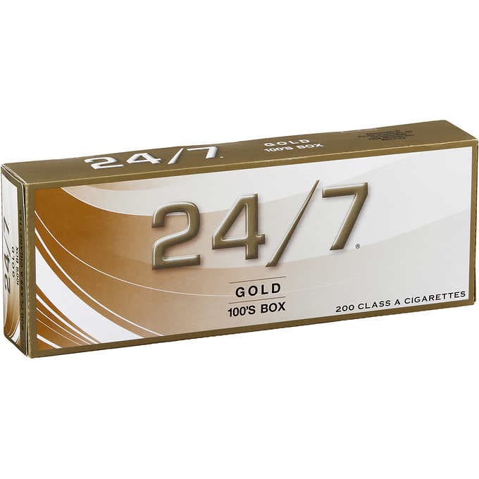24/7 CIGARETTE GOLD 100