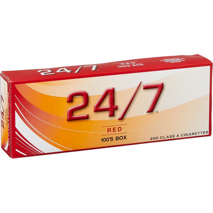 24/7 CIGARETTE RED 100