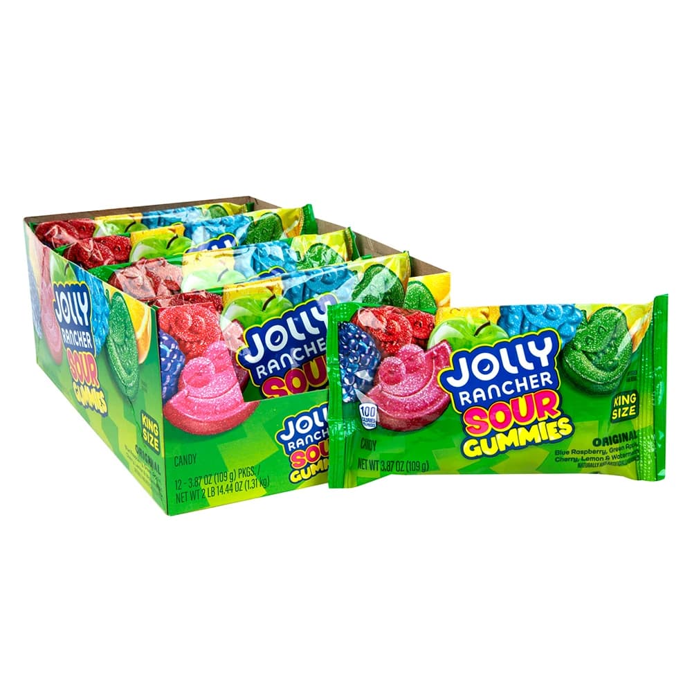 JOLLY RANCHER GUMMIES SOUR KING 12/3.87