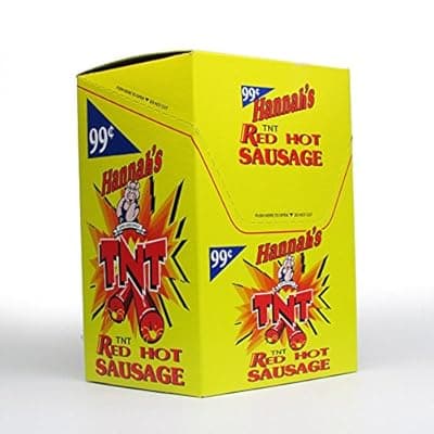 HANNAH 24/1.7OZ TNT RED HOT SAUSAGE