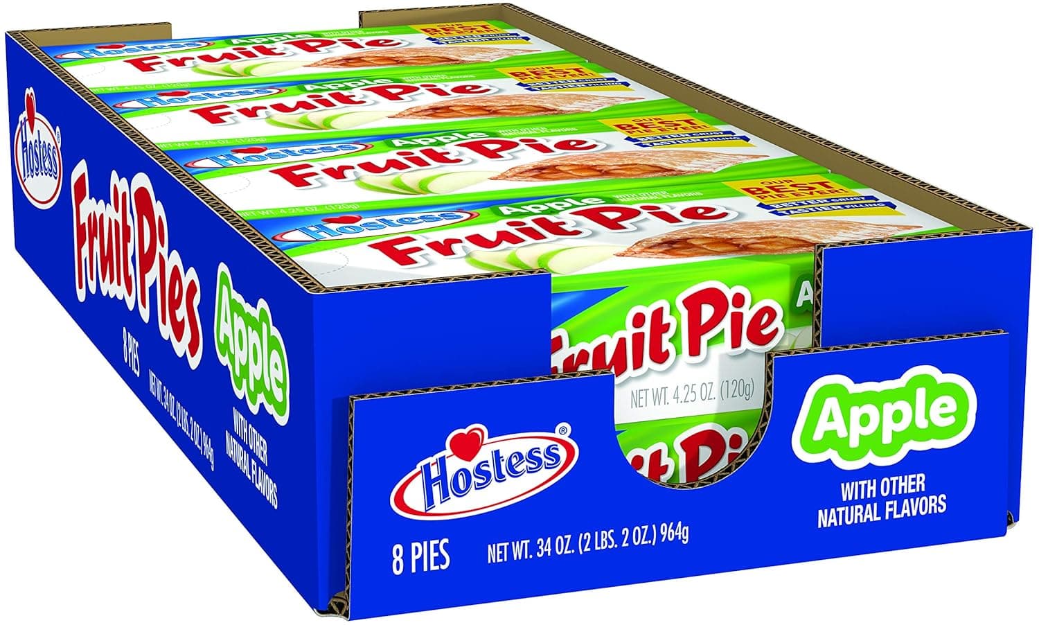 HOS APPLE FRUIT PIE 8CT/2OZ