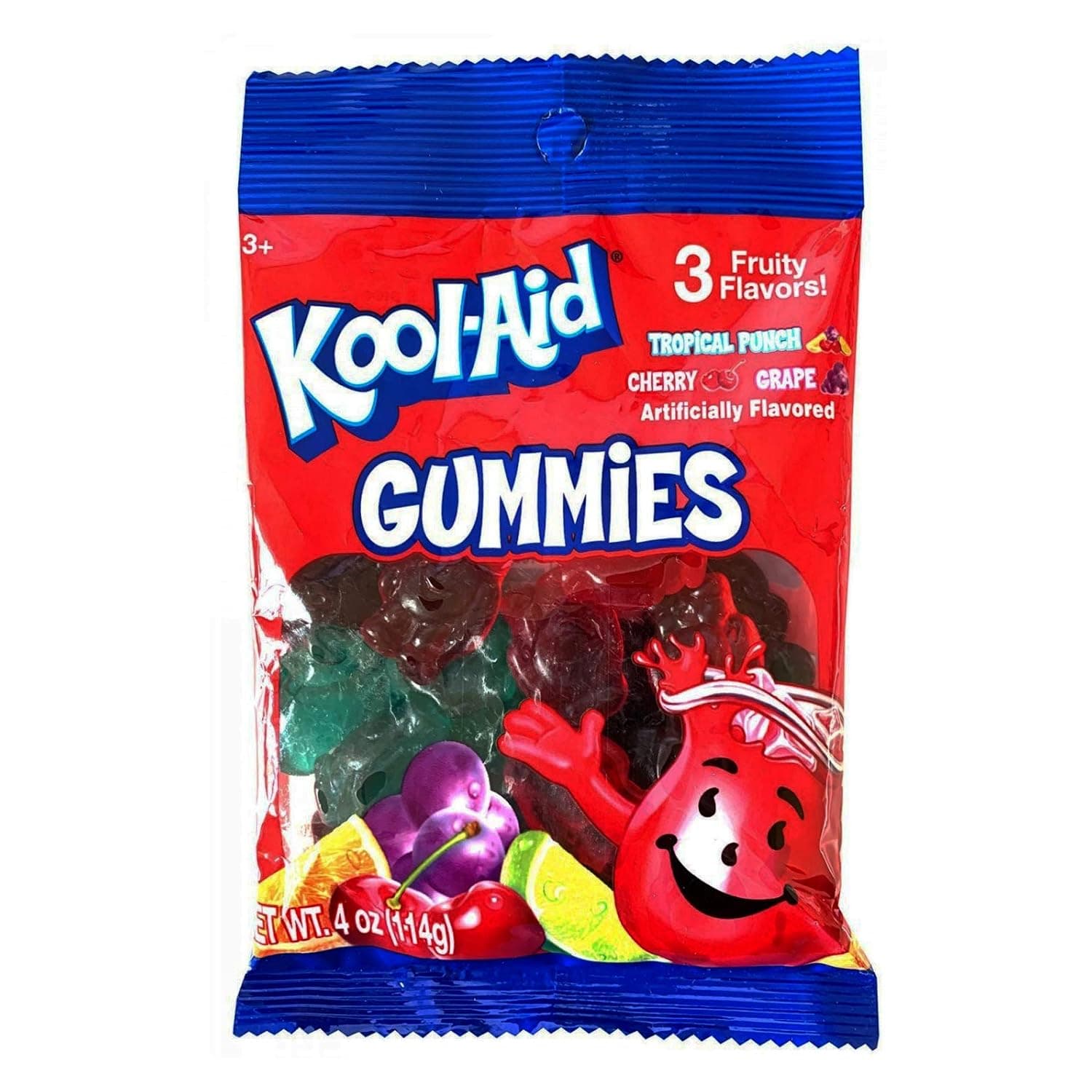 KOOL AID 4OZ GUMMIES TROPICAL PUNCH
