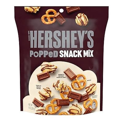 HERSHEY POPPED SNACK MIX 8OZ