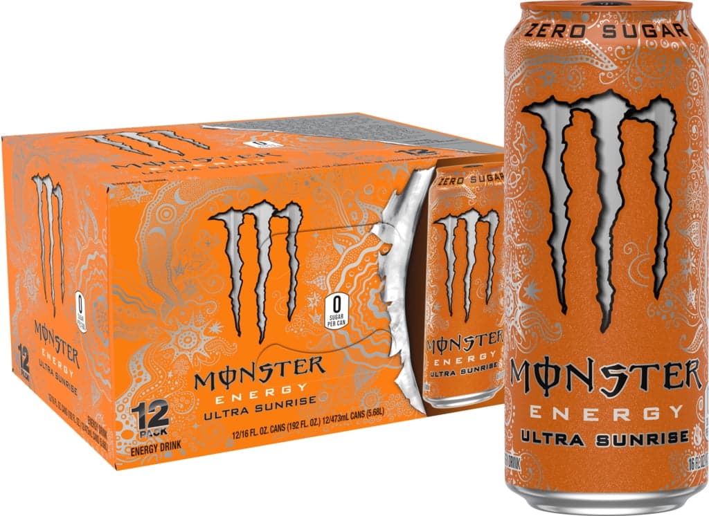 MONSTER 12OZ/24CT ULTRA SUNRISE
