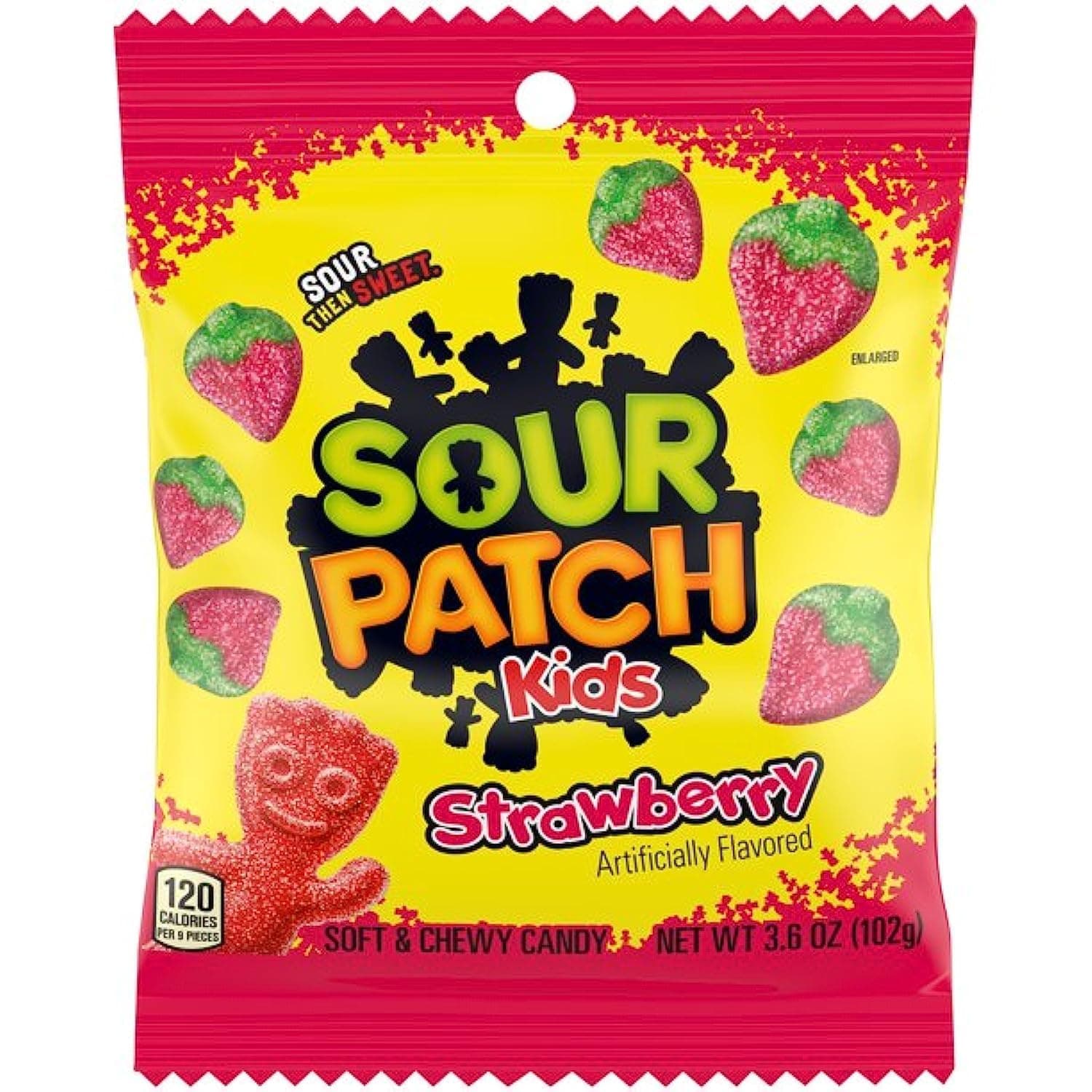 SOUR PATCH KIDS STRAWBERRY 3.6OZ