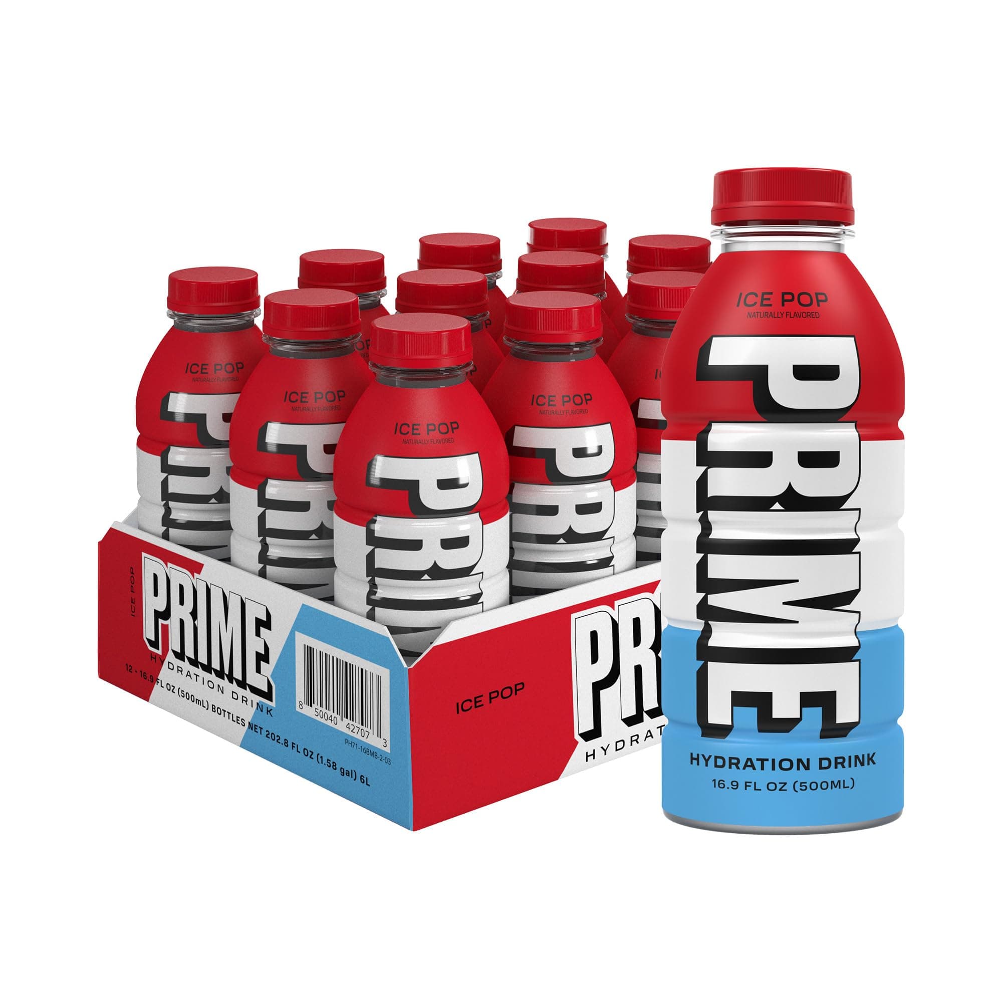 PRIME HYDRATION DRINK 16.9OZ/12CT ICE POP