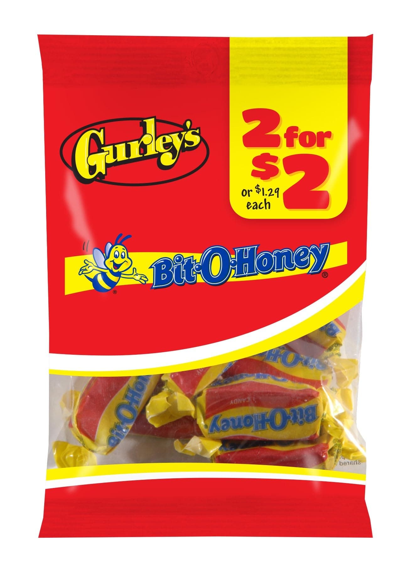GURLEYS CANDY 1 BAG BIT O HONEY