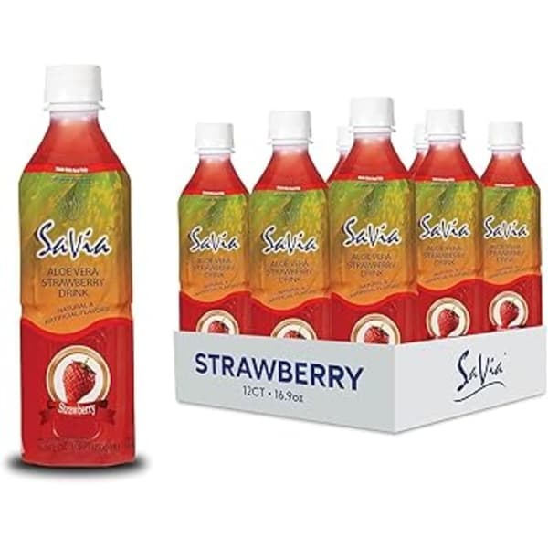 SAVIA DRINKS SELECT 12CT 16.9OZ STRAWBERRY