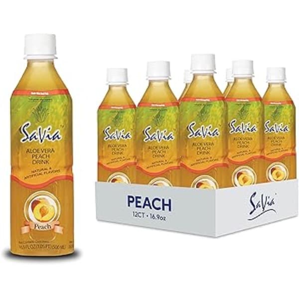 SAVIA DRINKS SELECT 12CT 16.9OZ PEACH