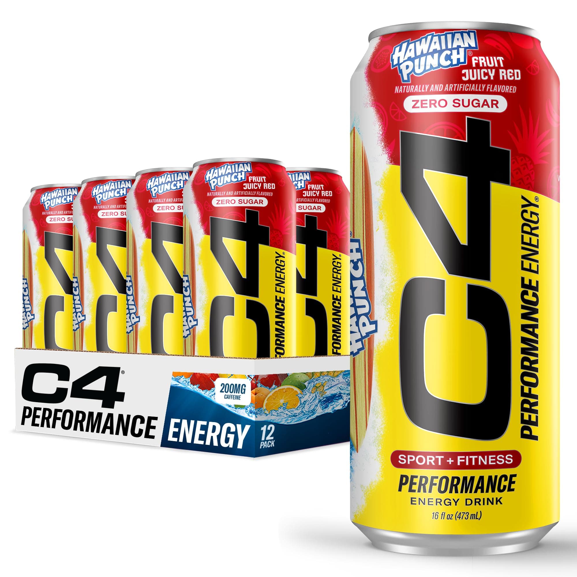 C4 DRINKS 16OZ/12CT HAWAIN PUNCH