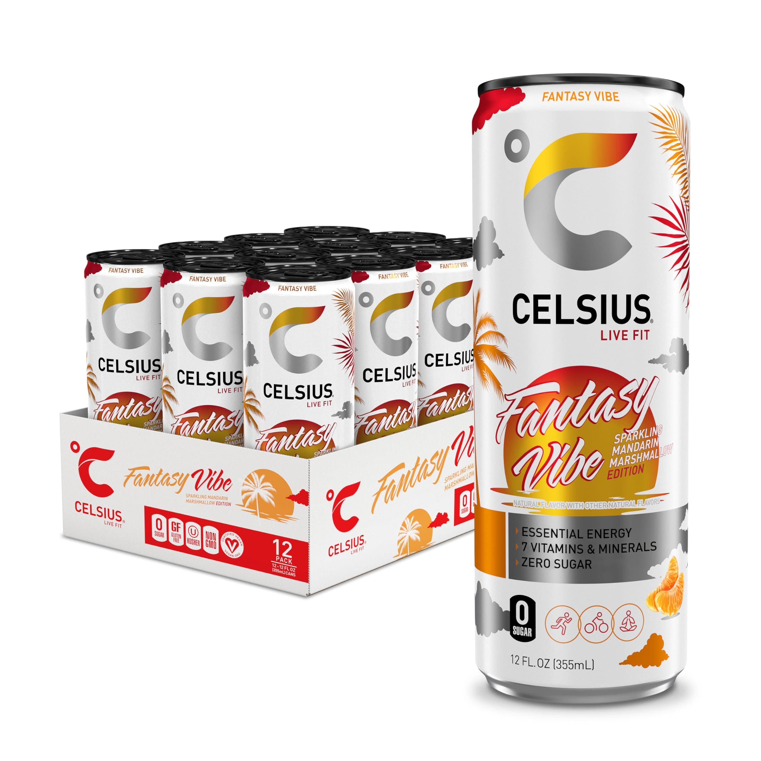 CELSIUS 12OZ 12CT RAZ FANTASY VIBE