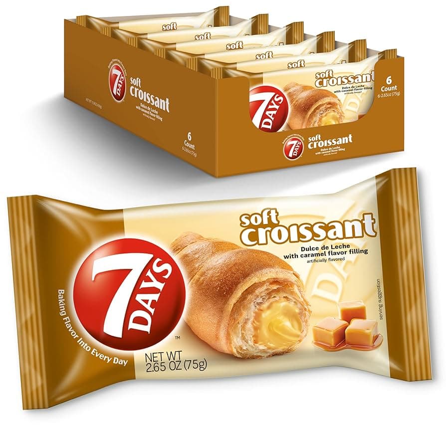 7 DAYS CROISSANT CARAMEL 6CT