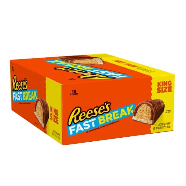 REESES 18/3.5OZ FAST BREAK KS