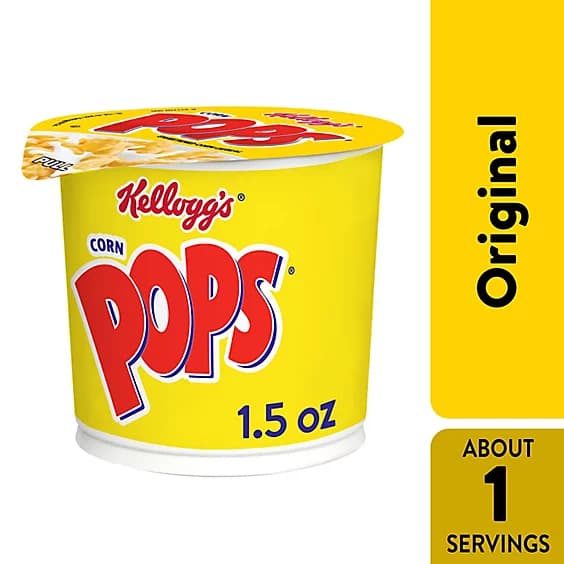 CORN POPS CEREAL IN CUP 1.5OZ