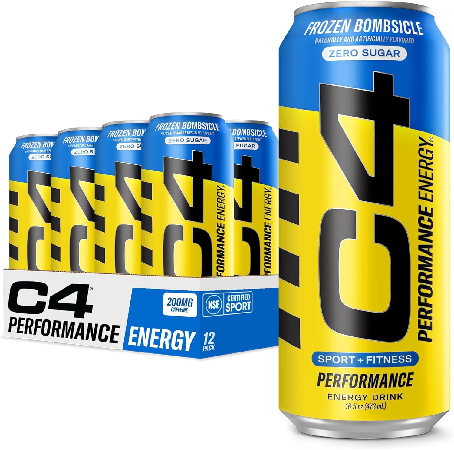 C4 DRINKS 16OZ/12CT FROZEN BOMSICLE (SUGAR FREE)