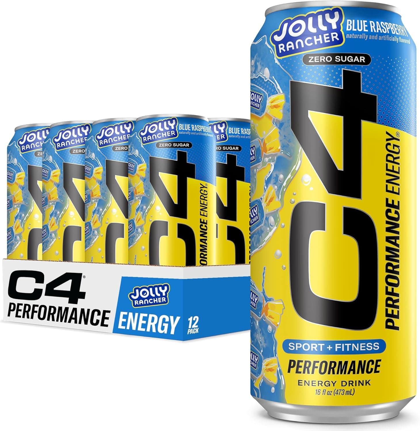 C4 DRINKS 16OZ/12CT JOLLY RANCHER BLUE RASPBERRY