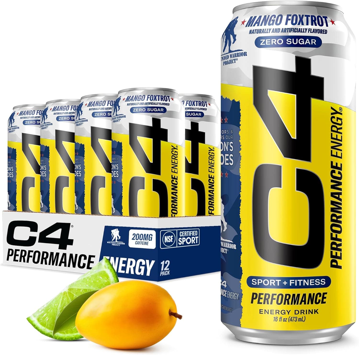 C4 DRINKS 16OZ/12CT MANGO FOXTROT