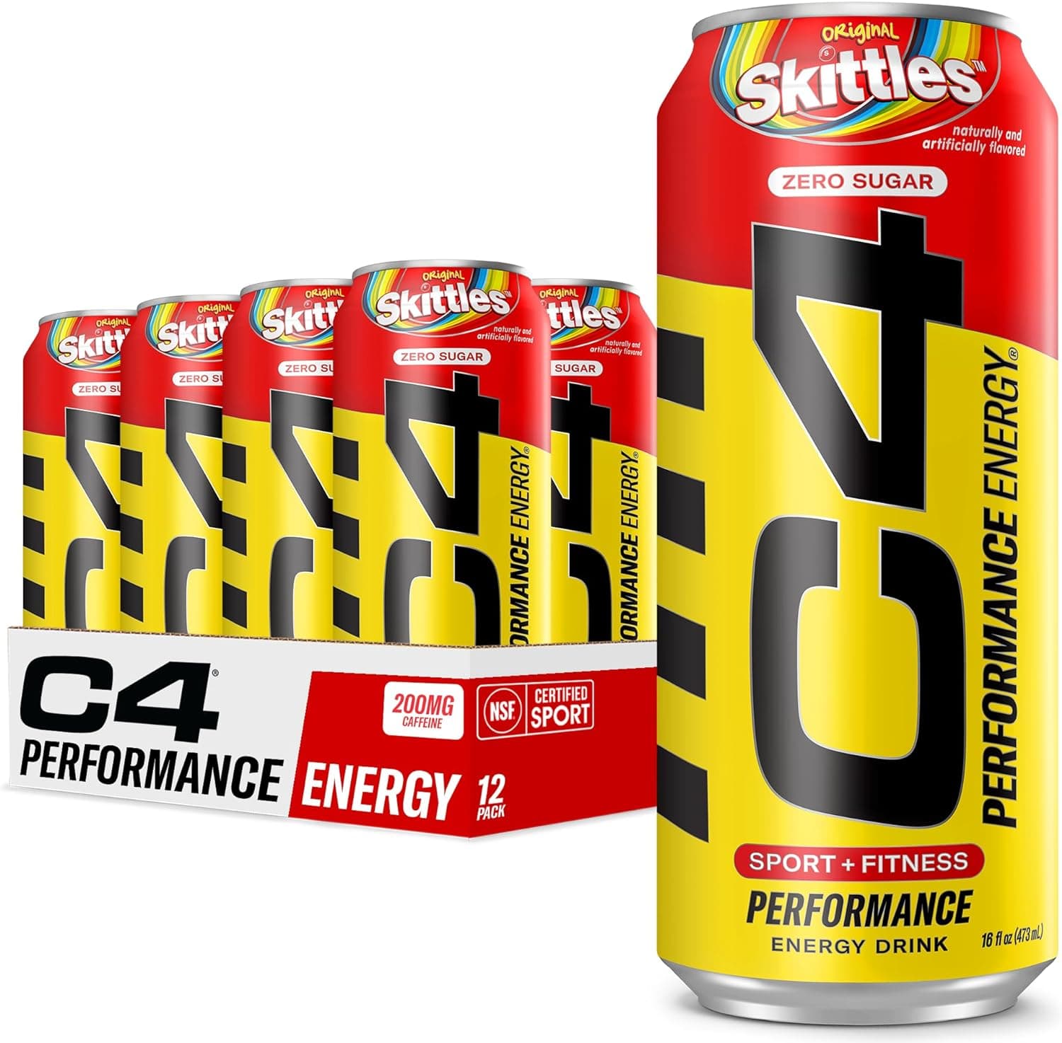 C4 DRINKS 16OZ/12CT SKITTLES