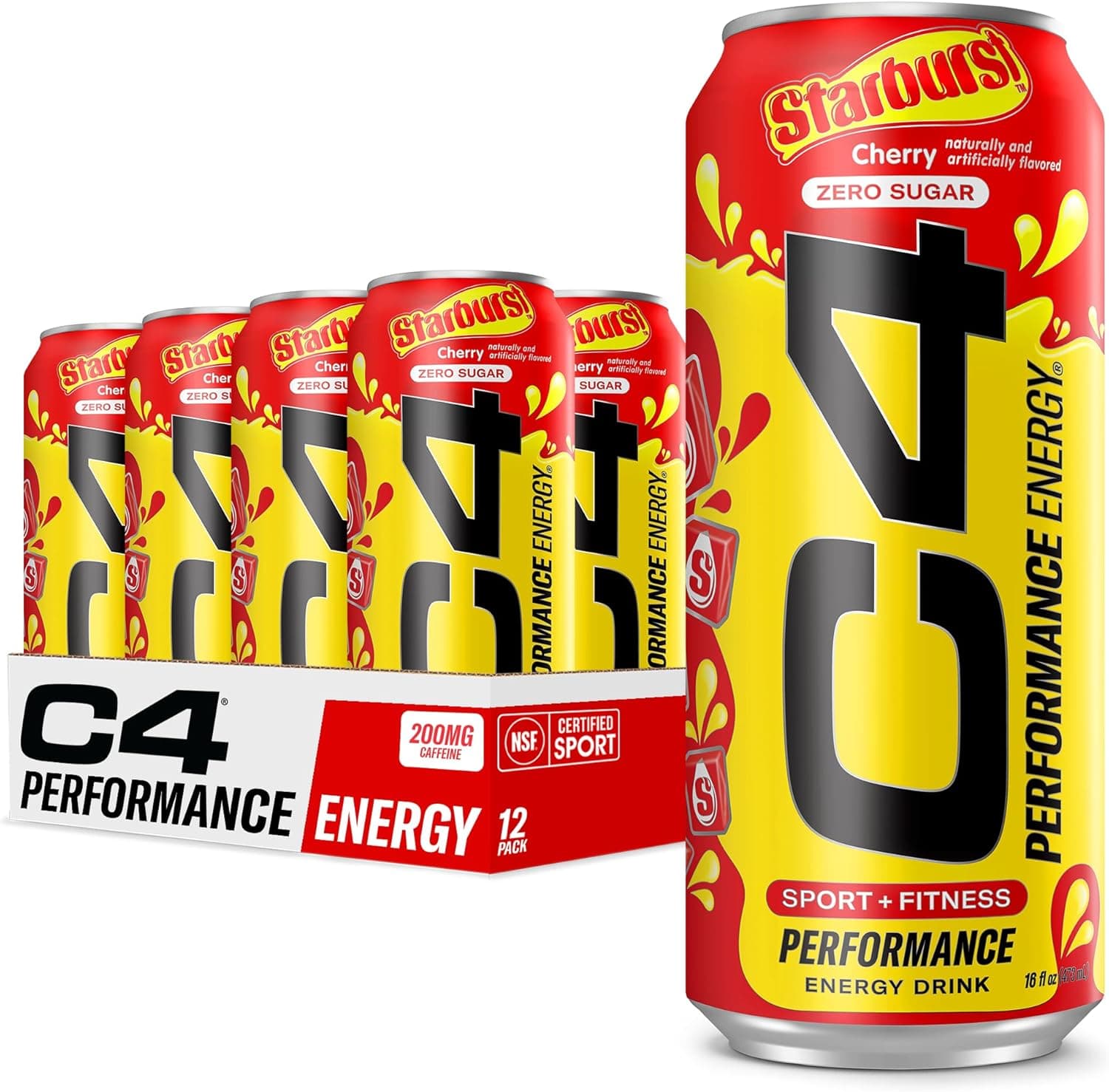 C4 DRINKS 16OZ/12CT STARBURST CHERRY