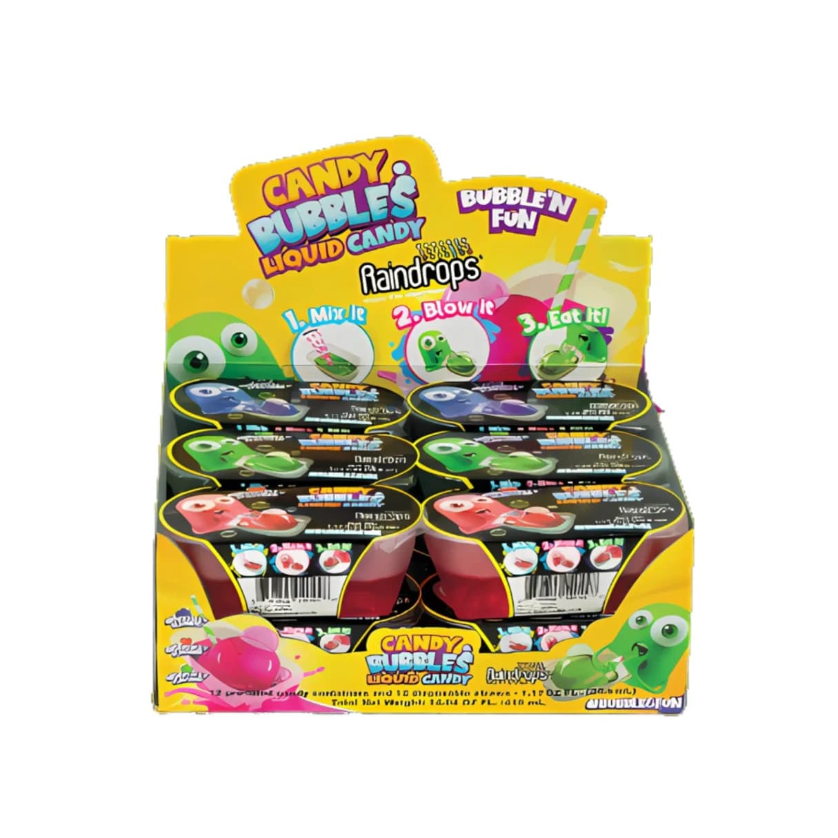 RAINDROP CANDY BUBBLE LIQUID CANDY 12CT