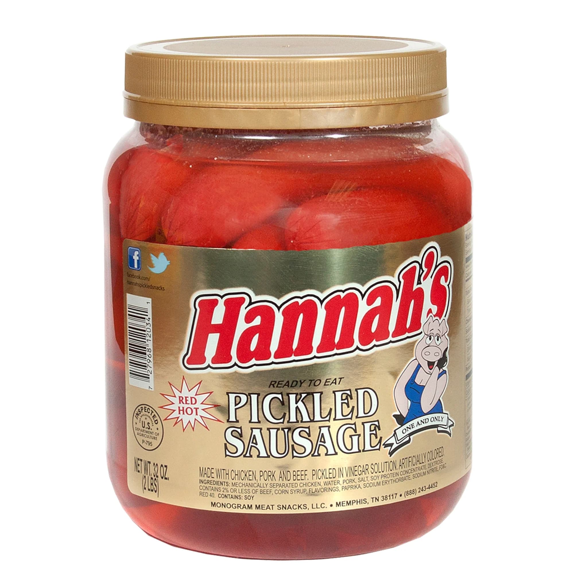 HANNAH 1.7OZ HOT PICK SAUS