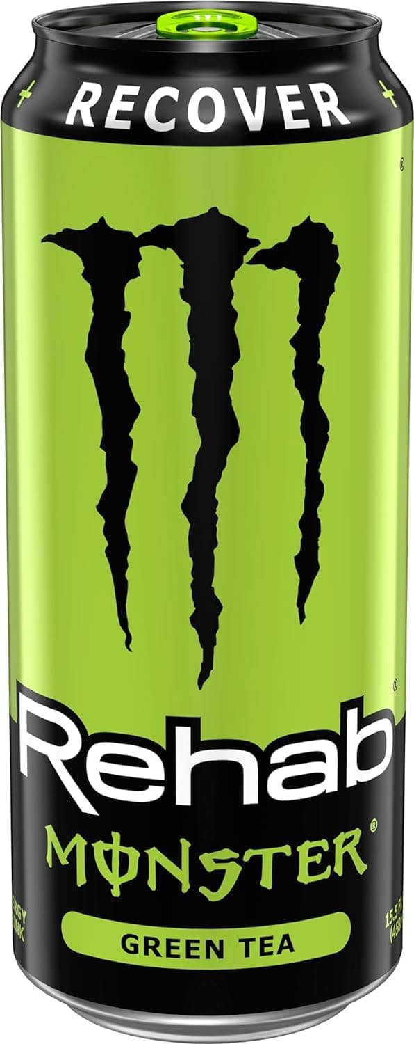 MONSTER 16OZ/24CT REHAB GREEN TEA