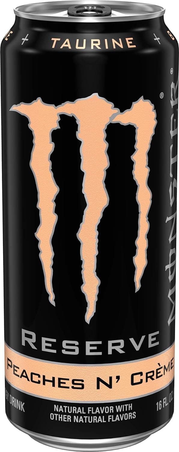 MONSTER 16OZ/24CT RESERVE PEACH N' CREME