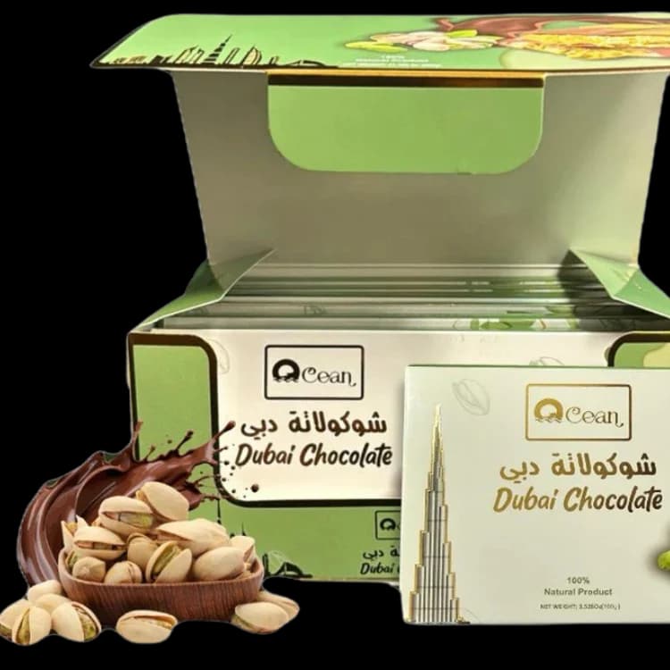 OCEAN DUBAI CHOCOLATE PISTACHIO KUNAFA 6CT/200G