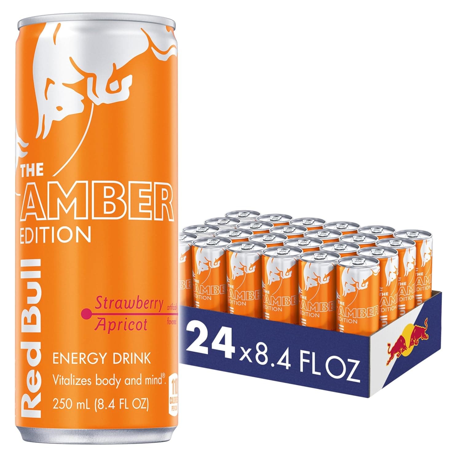 RED BULL 8.4OZ AMBER ED (STRAWBERRY APRICOT)