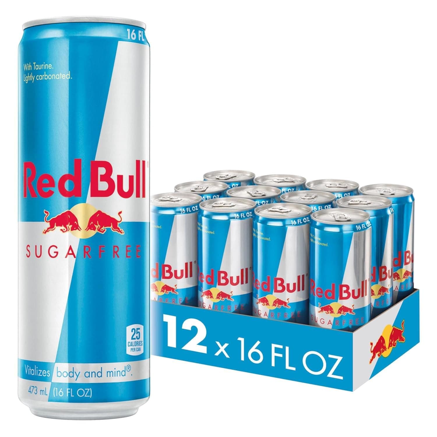 RED BULL 16OZ SUGAR FREE