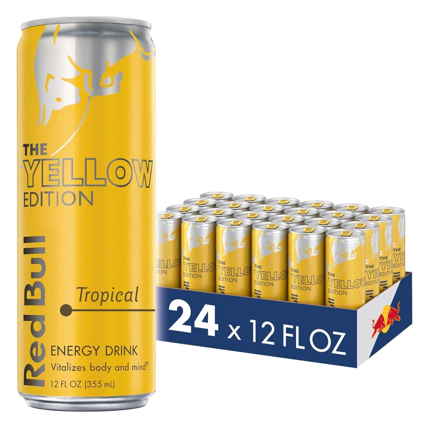 RED BULL 12OZ YELLOW ED (TROPICAL)