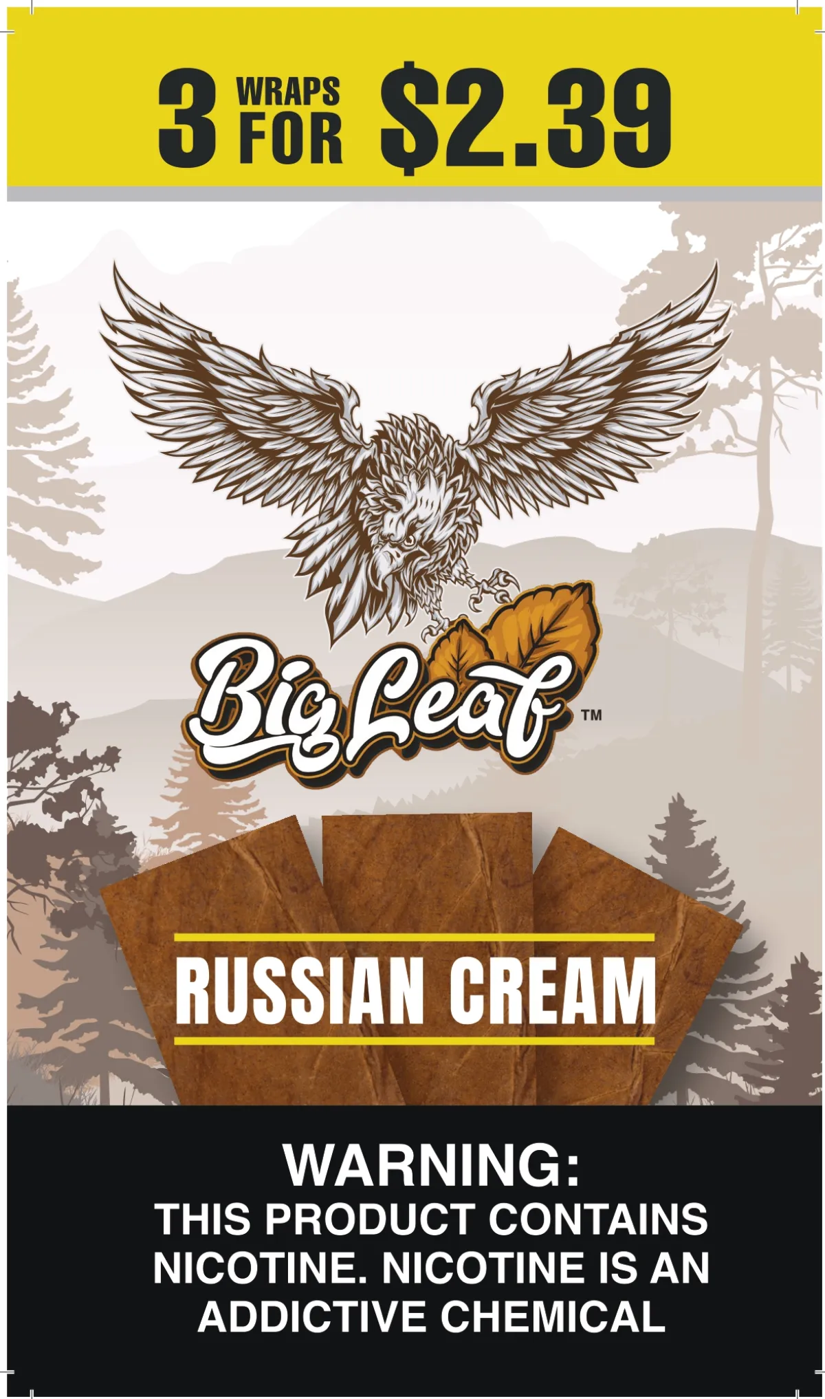 BIG LEAF 3/2.39 10CT RUSSIAN CREAM