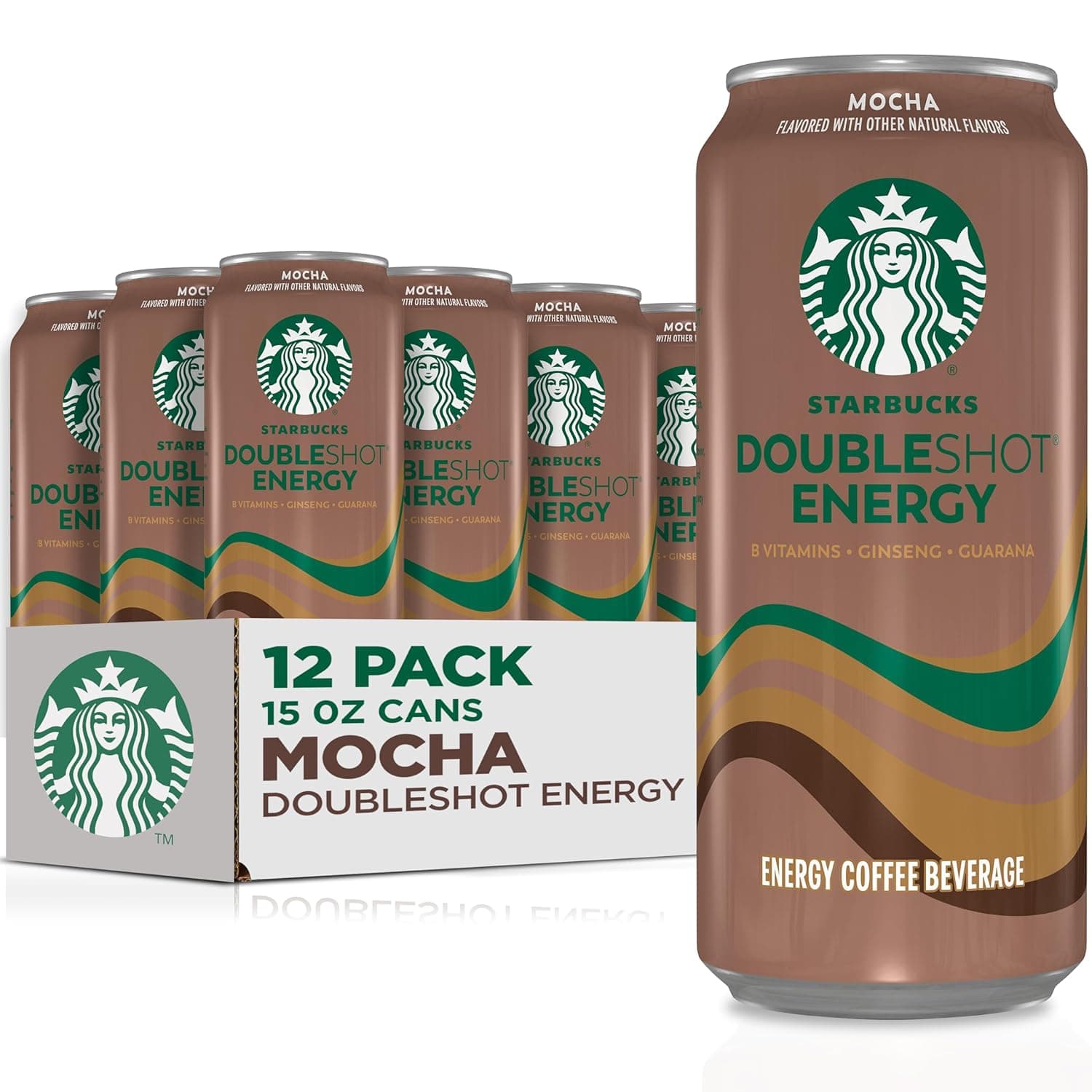 STARBUCKS DOUBLE SHOT 15OZ/12CT MOCHA