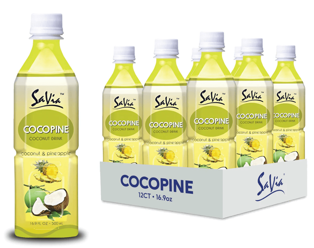 SAVIA DRINKS SELECT 12CT 16.9OZ COCONUT DRINK PINEAPPLE