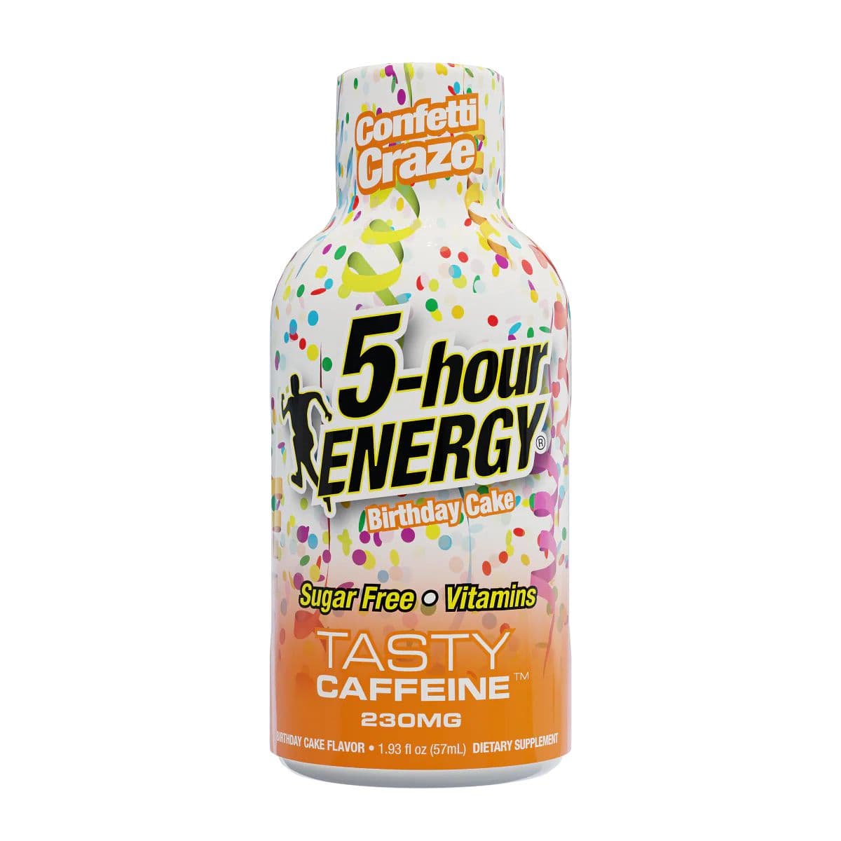 5 HOUR ENERGY CONFETTIE CRAZE - BIRTHDAY CAKE