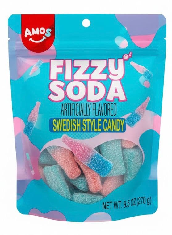 AMOS SWEDISH STYLE FIZZY 9.5OZ 1CT SODA