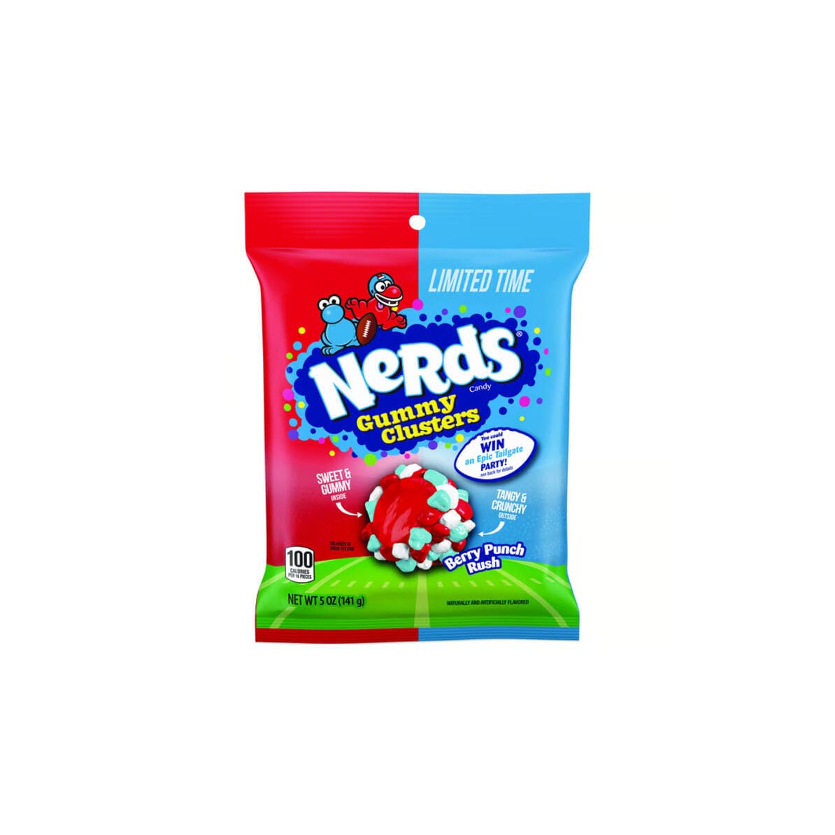 NERDS 5OZ GUMMY CLUSTERS BERRY PUNCH RUSH