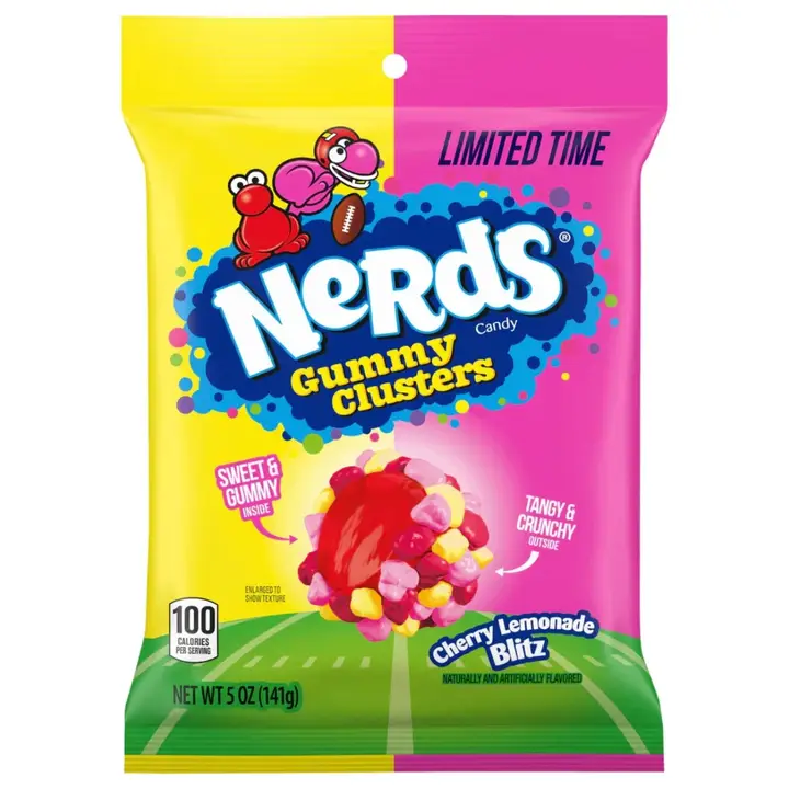 NERDS 5OZ GUMMY CLUSTERS CHERRY LEMONADE BLITZ