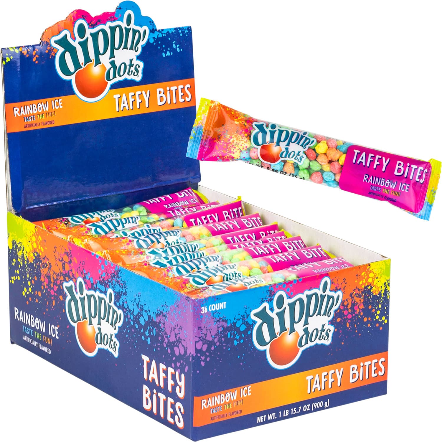 ICEE DIPPING DOTS TAFFY BITES 12CT